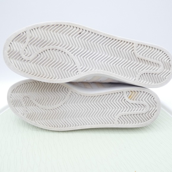 Adidas La Marque Aux 3 678208 Mens 12 Athletic Shoes White Leather Sneakers - Picture 7 of 11